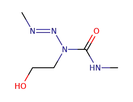Molecular Structure of 137668-37-2 (2-Triazene-1-carboxamide, 1-(2-hydroxyethyl)-N,3-dimethyl-)