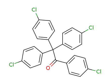 Molecular Structure of 19920-03-7 (tetrakis(4-chlorophenyl)ethanone)