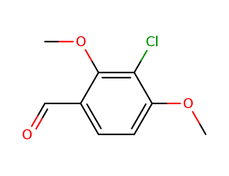 Molecular Structure of 72482-14-5 (2,4-DIMETHOXY-3-CHLOROBENZALDEHYDE)