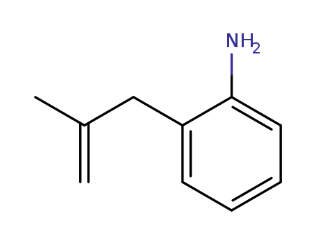 Molecular Structure of 59816-87-4 (2-(2-Methylallyl)aniline)