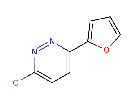 Molecular Structure of 38530-08-4 (3-Chloro-6-(2-furanyl)-pyridazine)