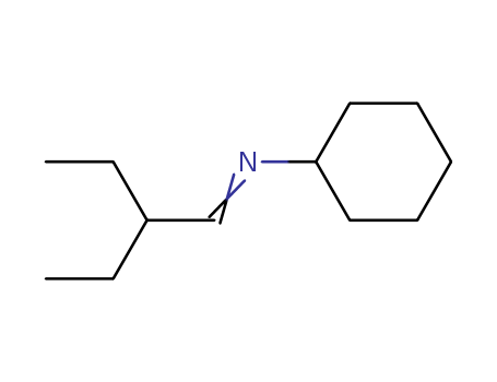 Cyclohexanamine, N-(2-ethylbutylidene)-