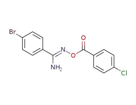 Benzenecarboximidamide, 4-bromo-N-[(4-chlorobenzoyl)oxy]-
