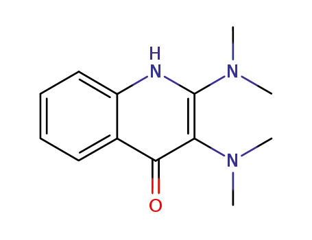 Molecular Structure of 104953-88-0 (2,3-bis(dimethylamino)quinol-4-one)