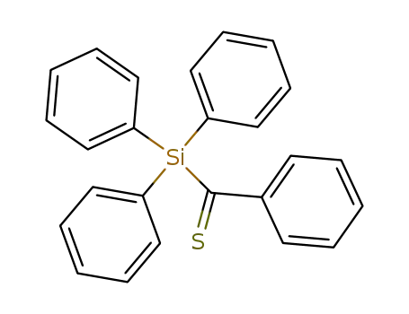 Molecular Structure of 79841-57-9 (thiobenzoyltriphenylsilane)