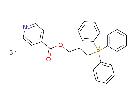 Molecular Structure of 70359-29-4 (bromure de pyridine-4 carbonyloxy-3 propyltriphenylphosphonium)
