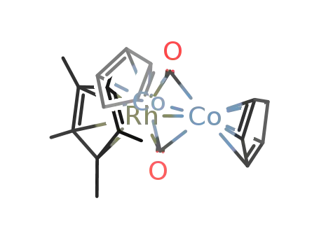 (cyclopentadienyl)2(dicobalt)(μ3-carbonyl)2(rhodium)(pentamethylcyclopentadienyl)