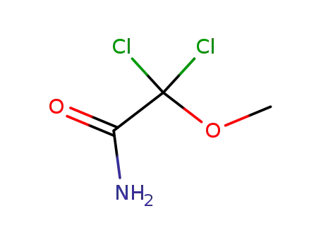 Molecular Structure of 98022-35-6 (Acetamide,  2,2-dichloro-2-methoxy-)