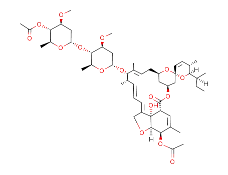 Molecular Structure of 71826-88-5 (4'',5-di-O-acetylavermectin B<sub>1a</sub>)