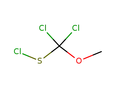 Molecular Structure of 87463-08-9 (Methanesulfenyl chloride, dichloromethoxy-)