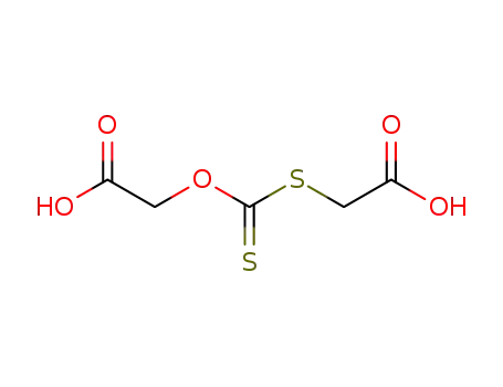 Molecular Structure of 6310-26-5 (2-(carboxymethylsulfanylcarbothioyloxy)acetic acid)