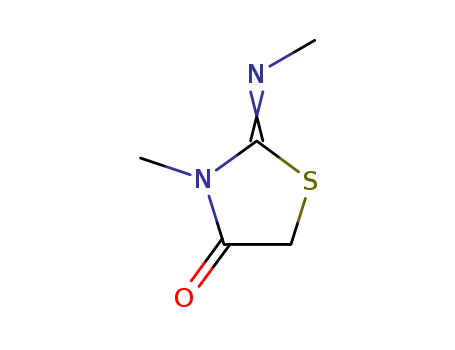 4-Thiazolidinone, 3-methyl-2-(methylimino)-