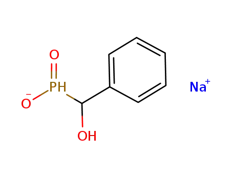 Molecular Structure of 7492-18-4 (ALPHA-HYDROXYBENZYLPHOSPHINIC ACID SODIU)