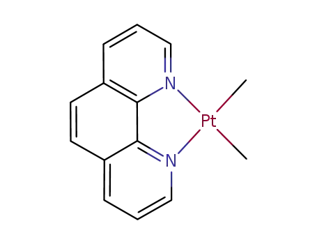 Molecular Structure of 52594-55-5 ([(1,10-phenanthroline)dimethylplatinum(II)])