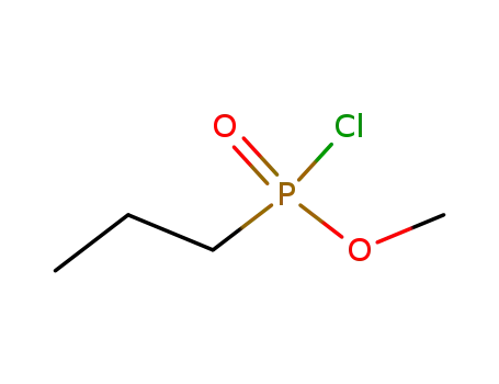 Molecular Structure of 28829-99-4 (methyl propylphosphono chloridate)
