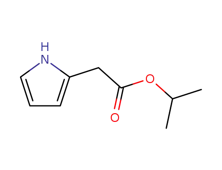 Molecular Structure of 157071-48-2 ((1H-pyrrol-2-yl)acetic acid isopropyl ester)