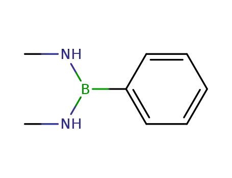 Molecular Structure of 19125-66-7 (bis(monomethylamino)phenylborane)