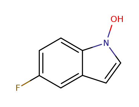 Molecular Structure of 96631-92-4 (1H-Indole,5-fluoro-1-hydroxy-)