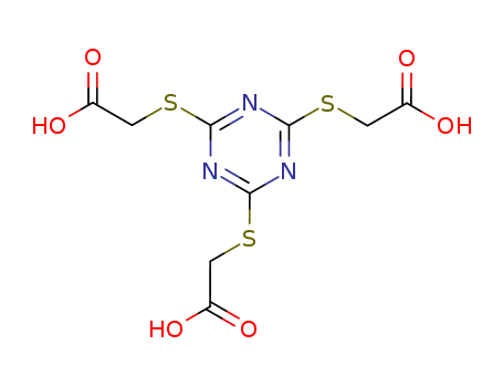 2-[[4,6-bis(carboxymethylsulfanyl)-1,3,5-triazin-2-yl]sulfanyl]acetic acid cas  68322-95-2