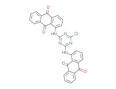 1-[[4-chloro-6-[(9,10-dioxoanthracen-1-yl)amino]-1,3,5-triazin-2-yl]amino]anthracene-9,10-dione