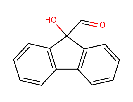 9H-Fluorene-9-carboxaldehyde, 9-hydroxy-