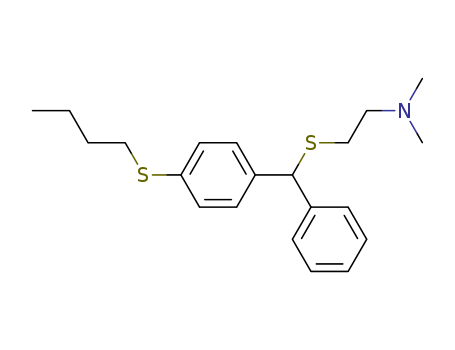 Ethanamine,2-[[[4-(butylthio)phenyl]phenylmethyl]thio]-N,N-dimethyl-