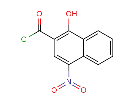 1-hydroxy-4-nitro-[2]naphthoyl chloride