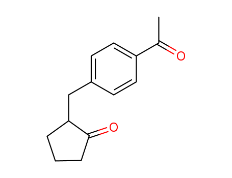 2-[(4-Acetylphenyl)methyl]cyclopentan-1-one