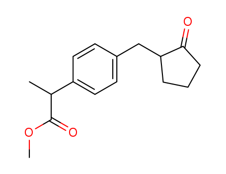 2-(4-(2-oxo cyclopentylmethyl)phenyl)propionic acidmethyl ester