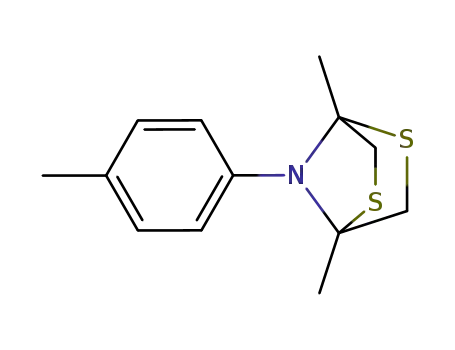 1,4-dimethyl-7-<i>p</i>-tolyl-2,5-dithia-7-aza-bicyclo[2.2.1]heptane