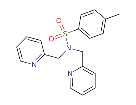 Molecular Structure of 117053-67-5 (N,N-di(2-picolyl)-4-methylbenzenesulfonamide)