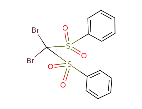 Molecular Structure of 18086-96-9 (Benzene, 1,1'-[(dibromomethylene)bis(sulfonyl)]bis-)