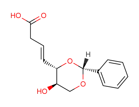 (E)-4-((2R,4S,5R)-5-Hydroxy-2-phenyl-[1,3]dioxan-4-yl)-but-3-enoic acid