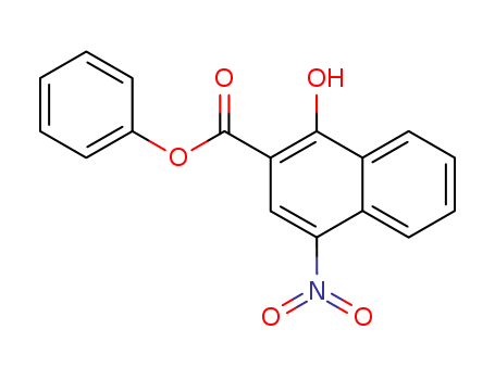 2-Naphthalenecarboxylicacid, 1-hydroxy-4-nitro-, phenyl ester