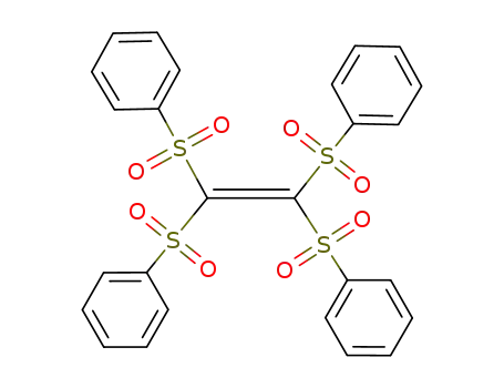 Molecular Structure of 69368-96-3 (Benzene, 1,1',1'',1'''-[1,2-ethenediylidenetetrakis(sulfonyl)]tetrakis-)