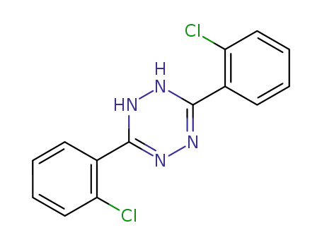 Molecular Structure of 74115-15-4 (3,6-BIS(2-CHLOROPHENYL)-1,2-DIHYDRO-1,2,4,5-TETRAZINE)