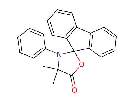 Molecular Structure of 75997-04-5 (4',4'-dimethyl-3'-phenylfluorene-9-spiro-2'-oxazolidin-5'-one)