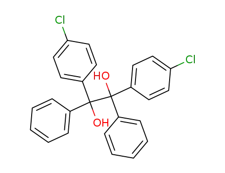 Molecular Structure of 912-17-4 (1,2-Ethanediol, 1,2-bis(4-chlorophenyl)-1,2-diphenyl-)