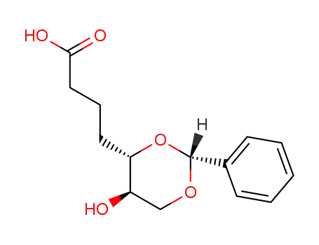 4-((2R,4S,5R)-5-Hydroxy-2-phenyl-[1,3]dioxan-4-yl)-butyric acid