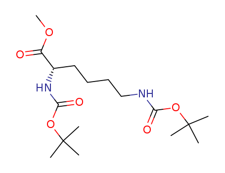 (+)-(S)-N<sub>2</sub>,N<sub>6</sub>-bis[(1,1-dimethylethoxy)carbonyl]-lysine methyl ester