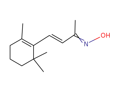 Molecular Structure of 174390-26-2 ((E)-β-ionone oxime)