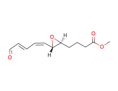 Molecular Structure of 82442-92-0 (methyl 5(S),6(S)-oxido-11-oxo-7-cis-9-trans-undecadienoate)