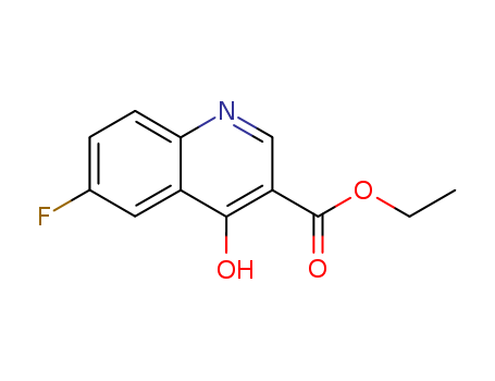 Ethyl 6-fluoro-4-hydroxy-3-quinolinecarboxylate  CAS NO.318-35-4