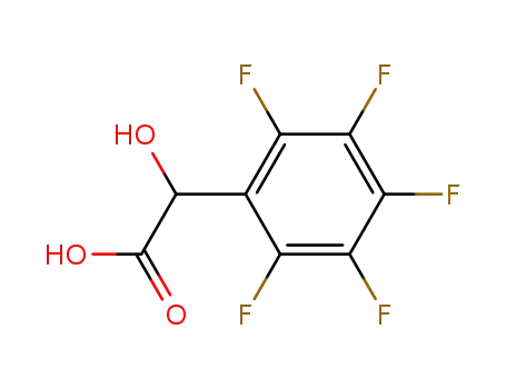 Molecular Structure of 652-24-4 ((pentafluorophenyl)glycolic acid)
