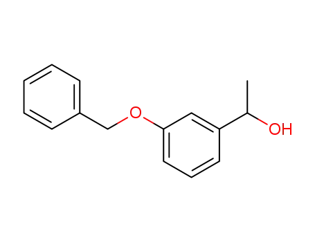 Molecular Structure of 320727-36-4 (ALPHA-METHYL-(3-BENZYLOXY)BENZYL ALCOHOL)