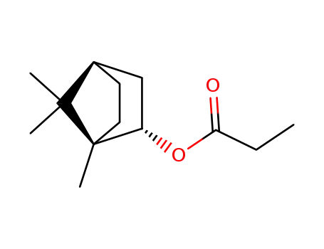 Molecular Structure of 2756-56-1 (Isobornyl propanoate)