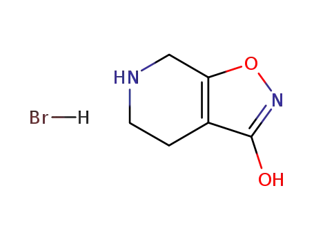 Molecular Structure of 65202-63-3 (4,5,6,7-tetrahydroisoxazolo[5,4-c]pyridin-3(2H)-one monohydrobromide)