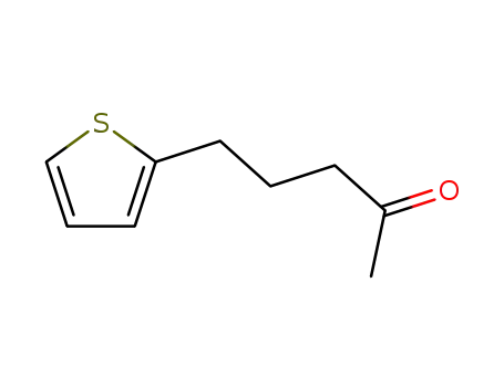 Molecular Structure of 71777-99-6 (2-Pentanone, 5-(2-thienyl)-)
