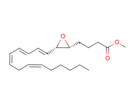 Molecular Structure of 79356-68-6 (5R,6S-6-epi-Leukotriene A<sub>4</sub> methyl ester)