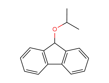 Molecular Structure of 88655-92-9 (9H-Fluorene, 9-(1-methylethoxy)-)